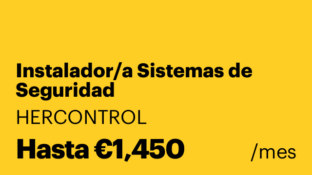 Instalador/a Sistemas de Seguridad