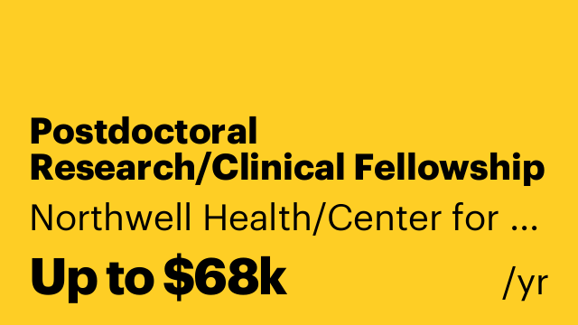 Postdoctoral Research/Clinical Fellowship in Trauma Psychology