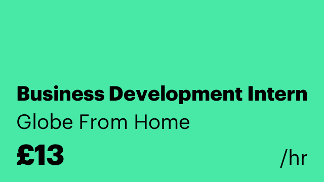 Business Development Intern