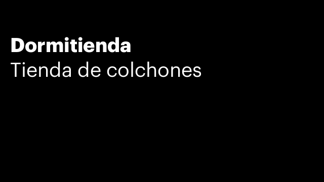 Dormitienda