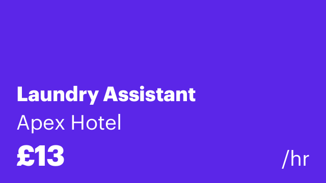 Laundry Assistant