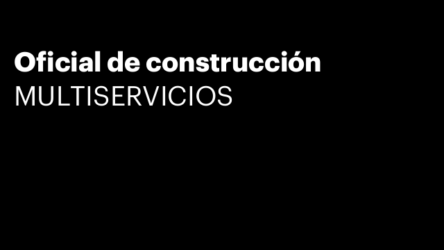 Oficial de construcción
