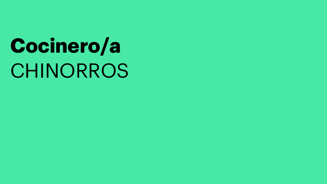 Cocinero/a