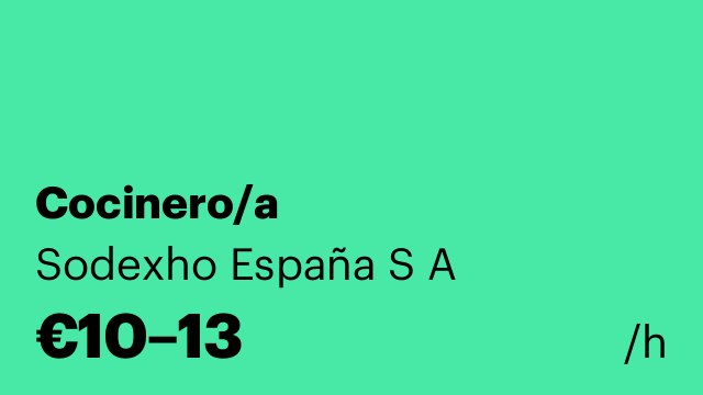 Cocinero/a