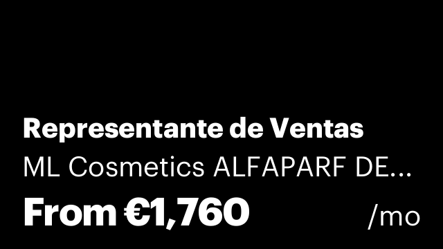 Representante de Ventas