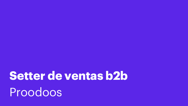 Setter de ventas b2b