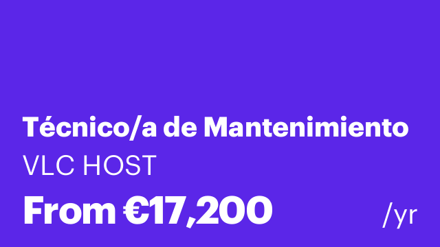Técnico/a de Mantenimiento