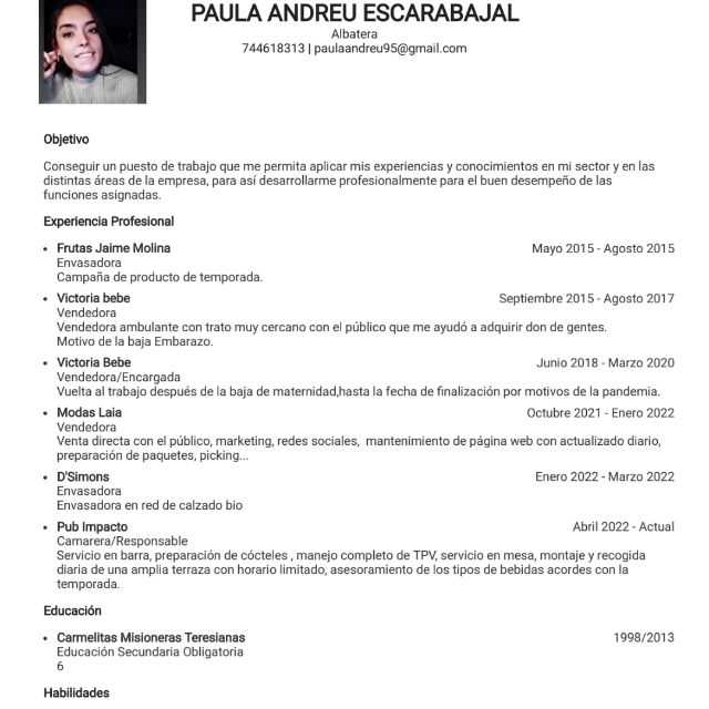 Candidate avatar
