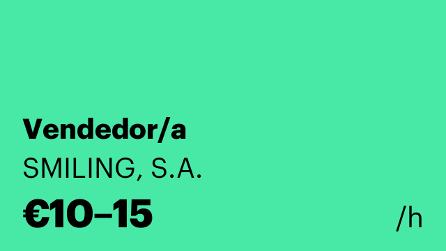Vendedor/a