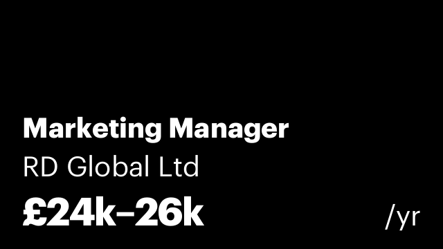 Marketing Manager