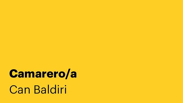 Camarero/a