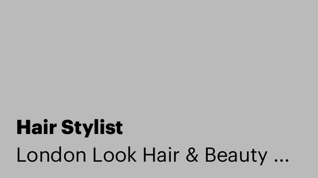 Hair Stylist