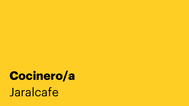 Cocinero/a