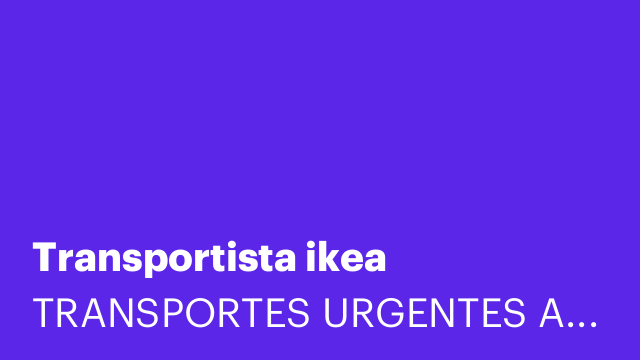 Transportista ikea