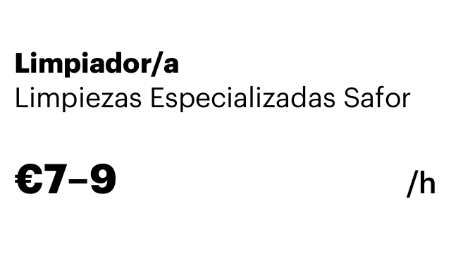 Limpiador/a