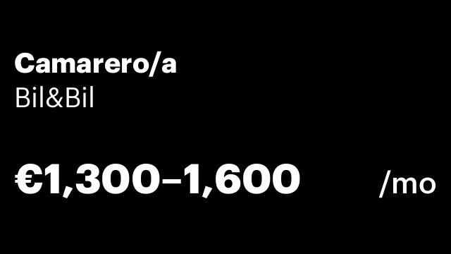 Camarero/a