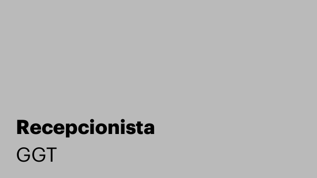 Recepcionista