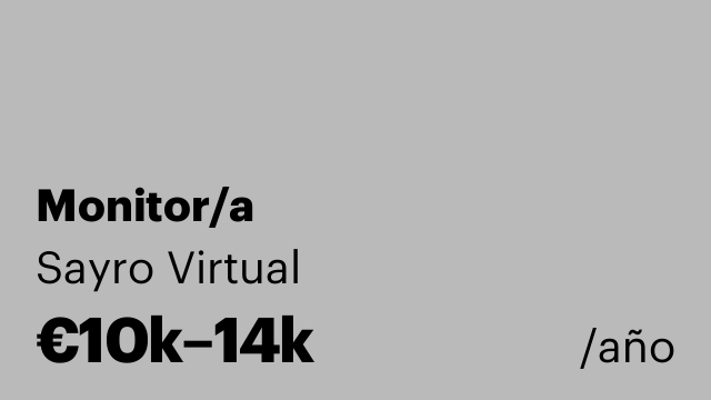Monitor/a