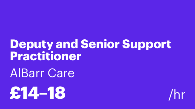 Deputy and Senior Support Practitioner