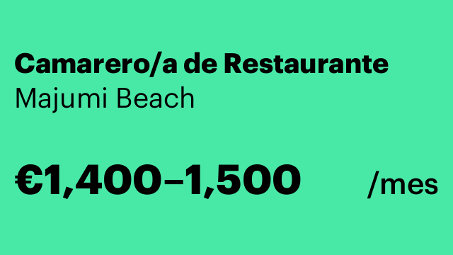 Camarero/a de Restaurante