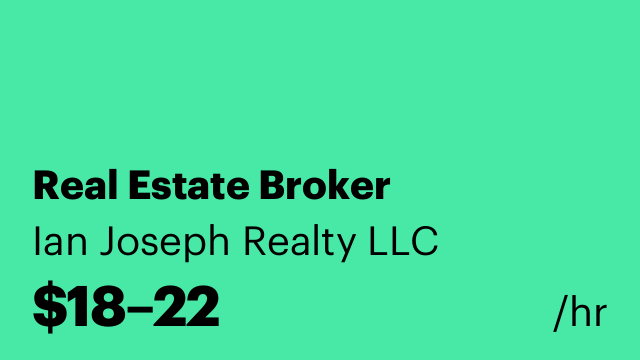 Real Estate Broker