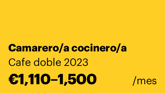 Camarero/a cocinero/a