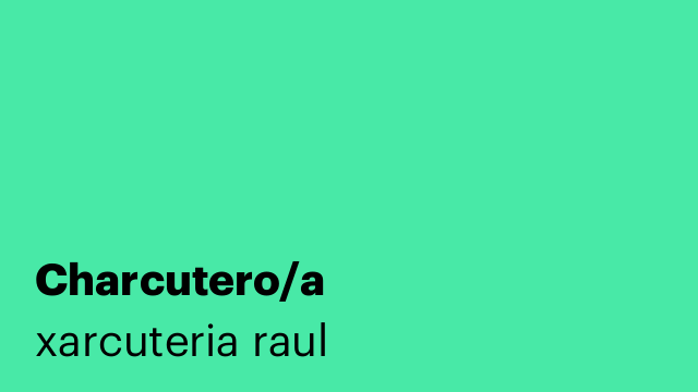 Charcutero/a