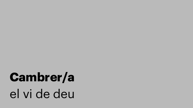 Cambrer/a
