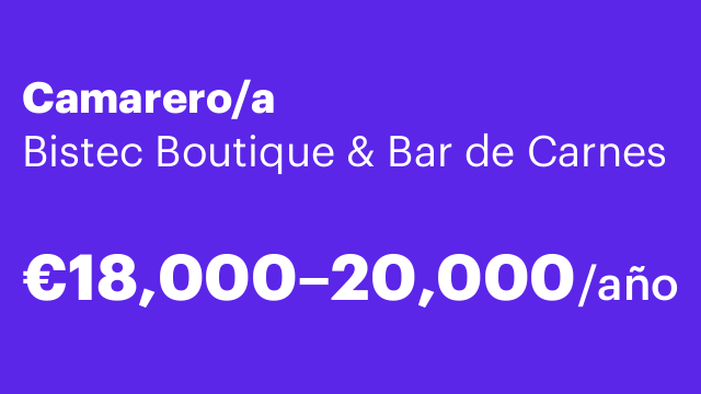 Camarero/a