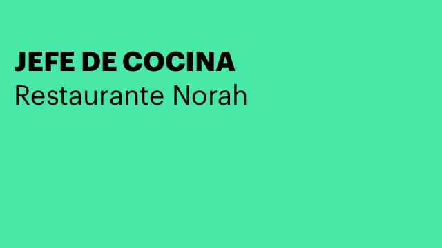 JEFE DE COCINA