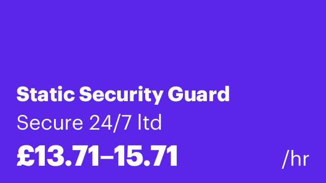 Static Security Guard