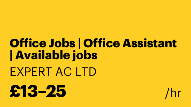 Office Jobs | Office Assistant | Available jobs