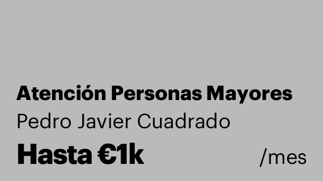 Atención Personas Mayores