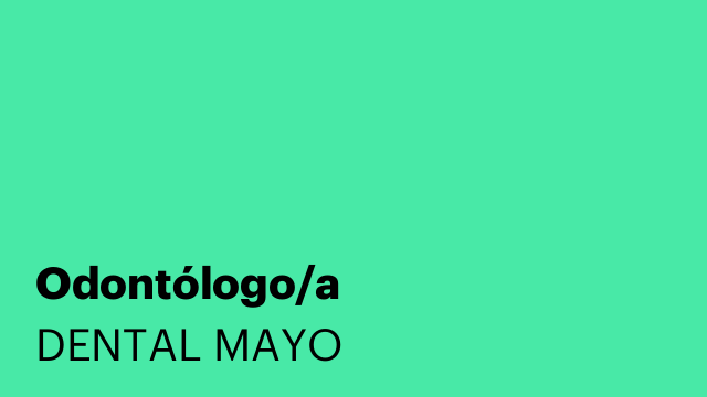 Odontólogo/a