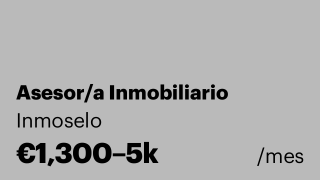 Asesor/a Inmobiliario