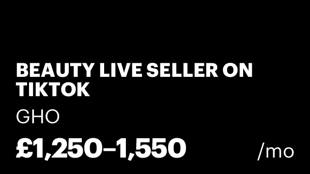 BEAUTY LIVE SELLER ON TIKTOK