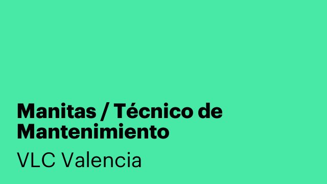 Manitas / Técnico de Mantenimiento