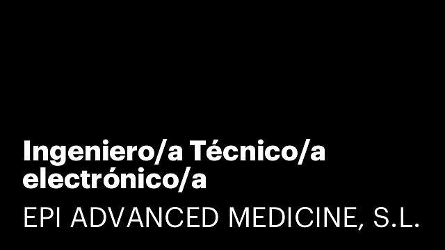 Ingeniero/a Técnico/a electrónico/a