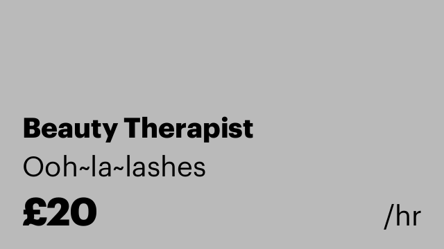 Beauty Therapist