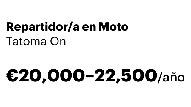 Repartidor/a en Moto