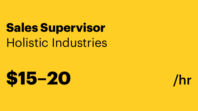 Sales Supervisor