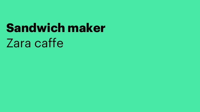 Sandwich maker