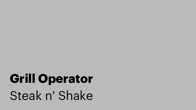 Grill Operator