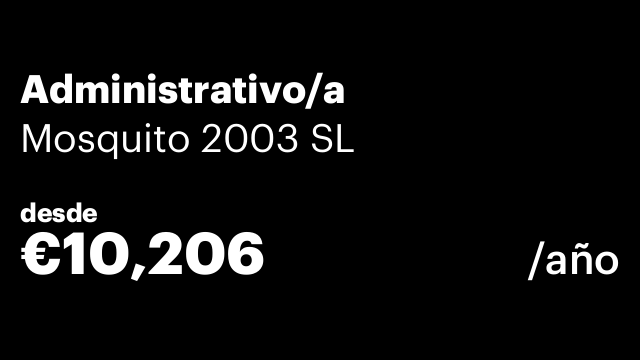 Administrativo/a