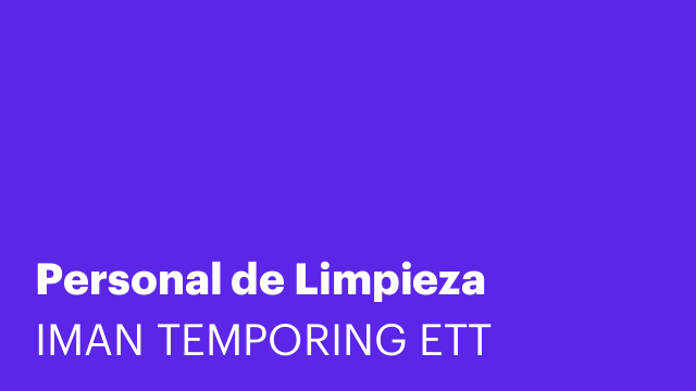 Personal de Limpieza