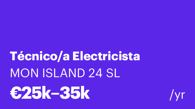 Técnico/a Electricista