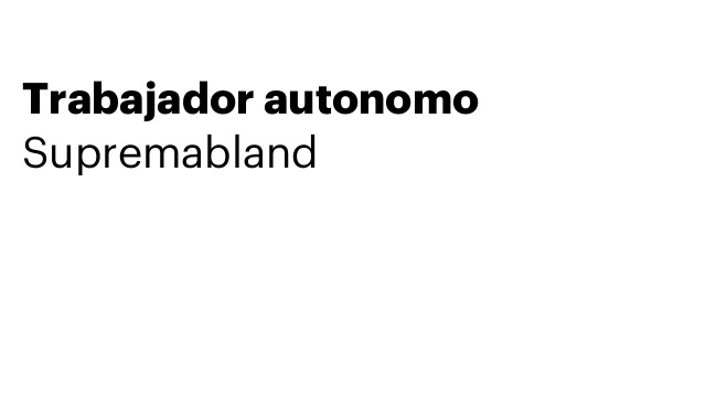 Trabajador autonomo