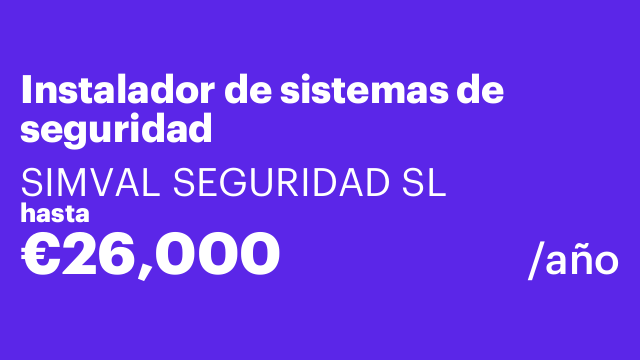 Instalador de sistemas de seguridad