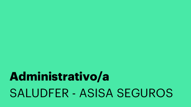 Administrativo/a