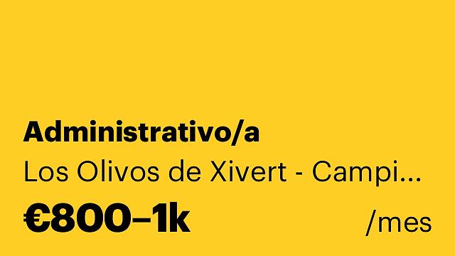 Administrativo/a